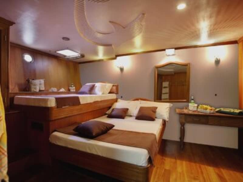 Lower Deck Double Cabins (# 1, 2, 7 & 8)