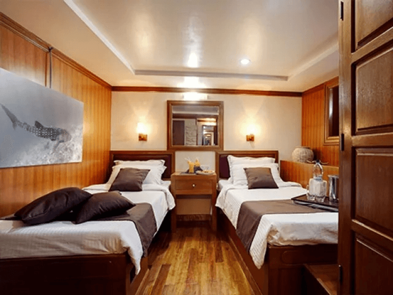 Lower Deck Twin Cabins (# 3 & 6)